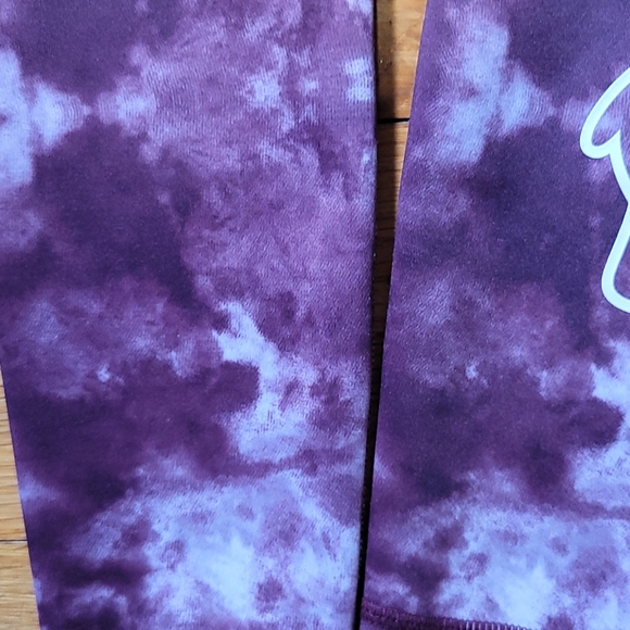 Ivory Ella purple reddish high waisted tie dye leggings xs - Picture 6 of 13